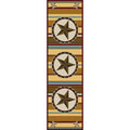Image of an area rug, Hacienda Star - Maize