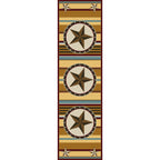 Image of an area rug, Hacienda Star - Maize