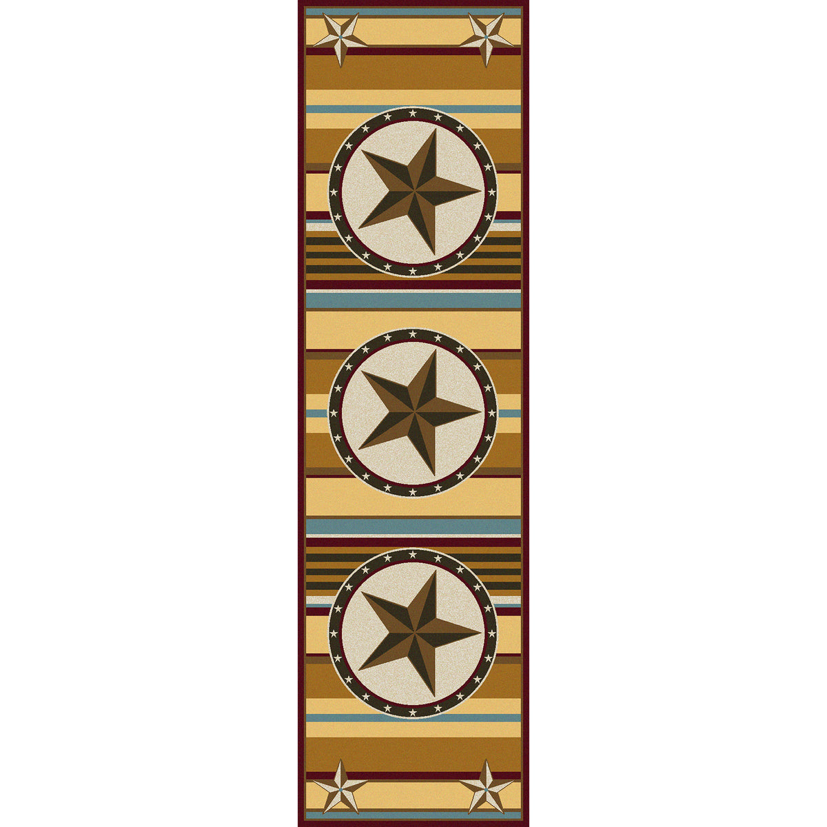 Image of an area rug, Hacienda Star - Maize