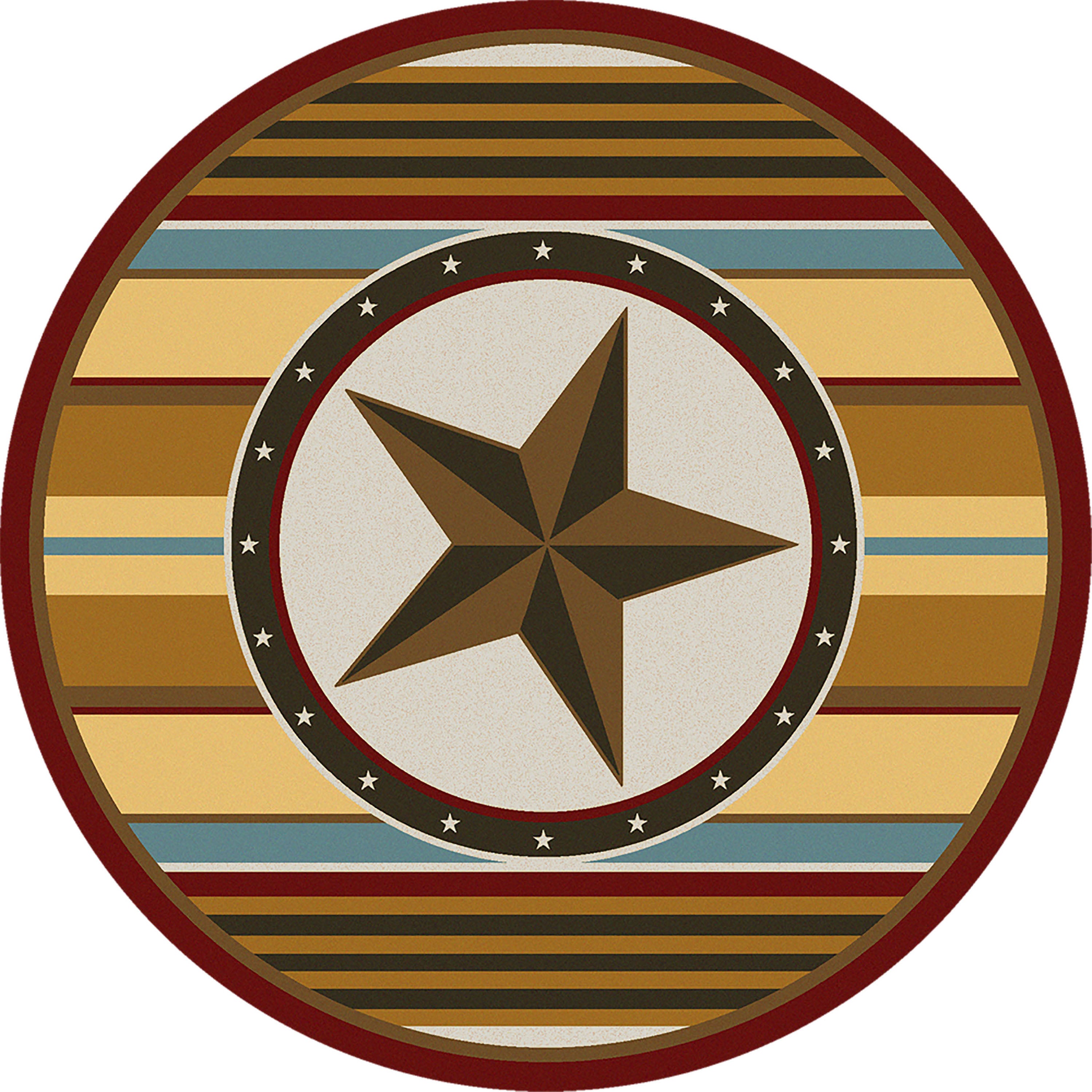 Image of an area rug, Hacienda Star - Maize