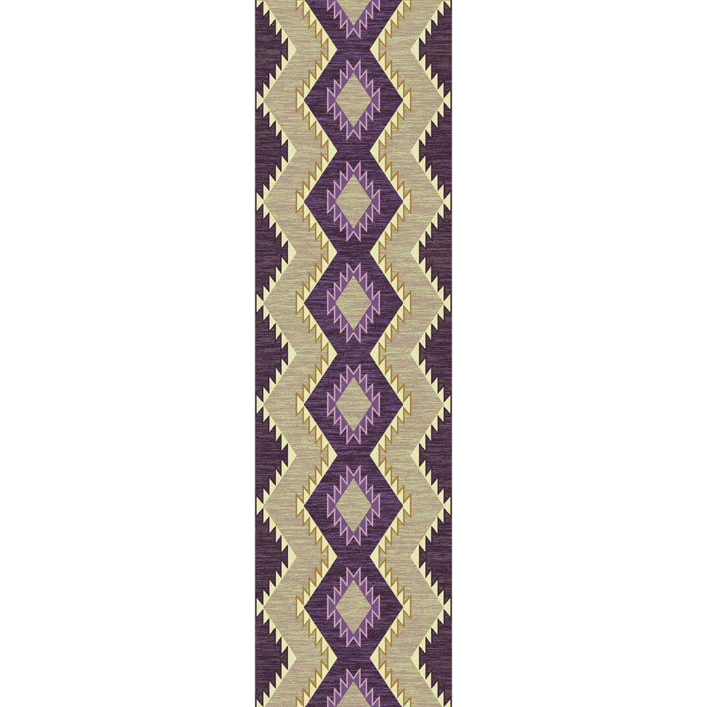 Image of an area rug, Plum Heritage - Raspberry