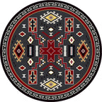 Image of an area rug, Double Cross - Gray