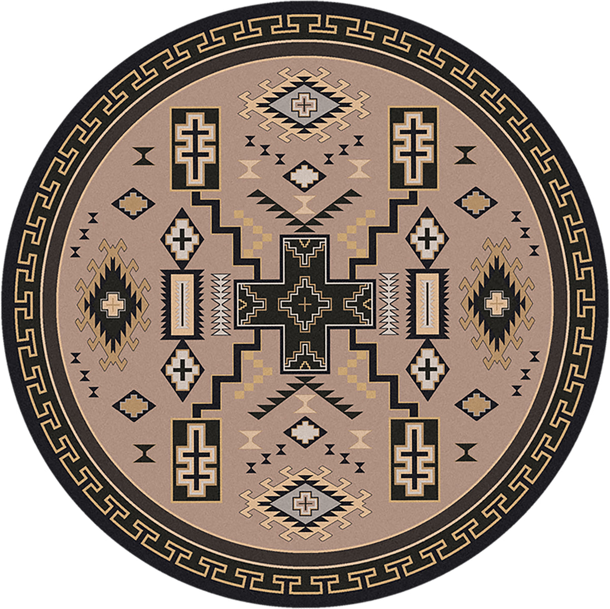 Image of an area rug, Double Cross - Sandman