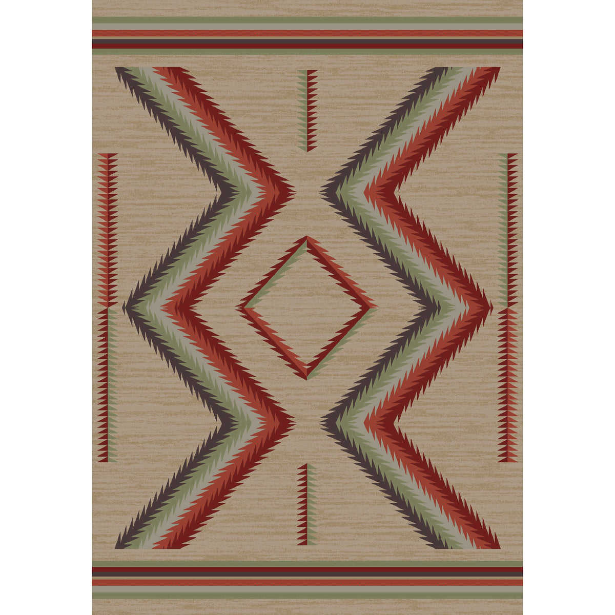 Image of an area rug, Hour Glass - Fall
