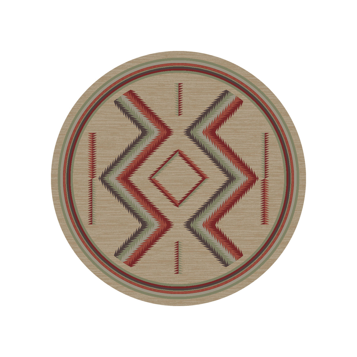 Image of an area rug, Hour Glass - Fall