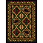 Image of an area rug, Quilted Forest - Woodland
