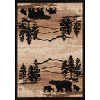 Image of an area rug, Mountain Shadow Bear - Natural