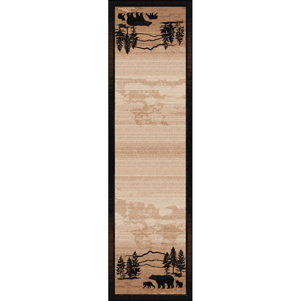 Image of an area rug, Mountain Shadow Bear - Natural