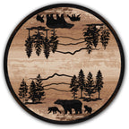 Image of an area rug, Mountain Shadow Bear - Natural