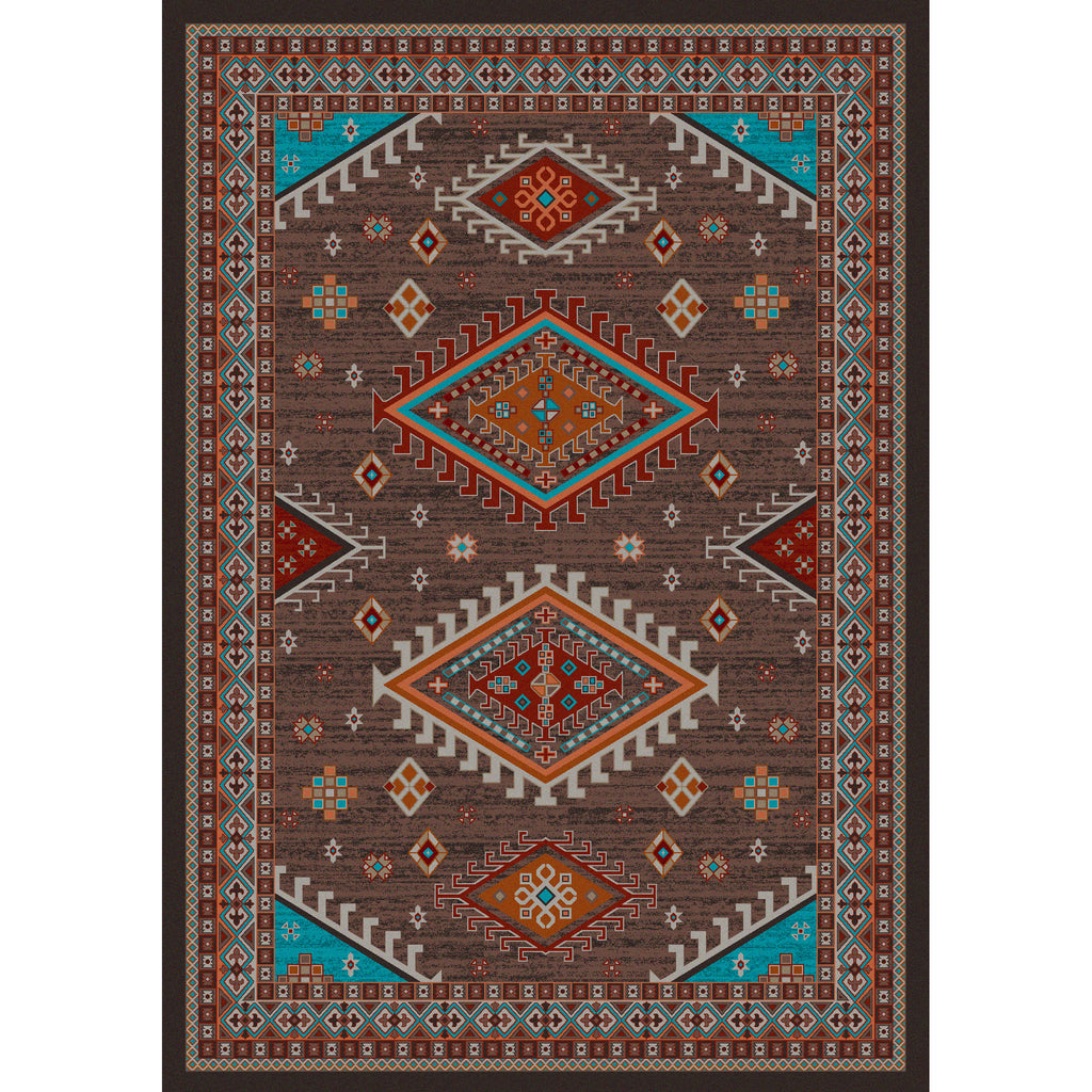 Image of an area rug, Persian Southwest - Brown