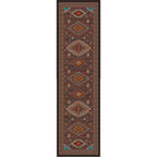 Image of an area rug, Persian Southwest - Brown