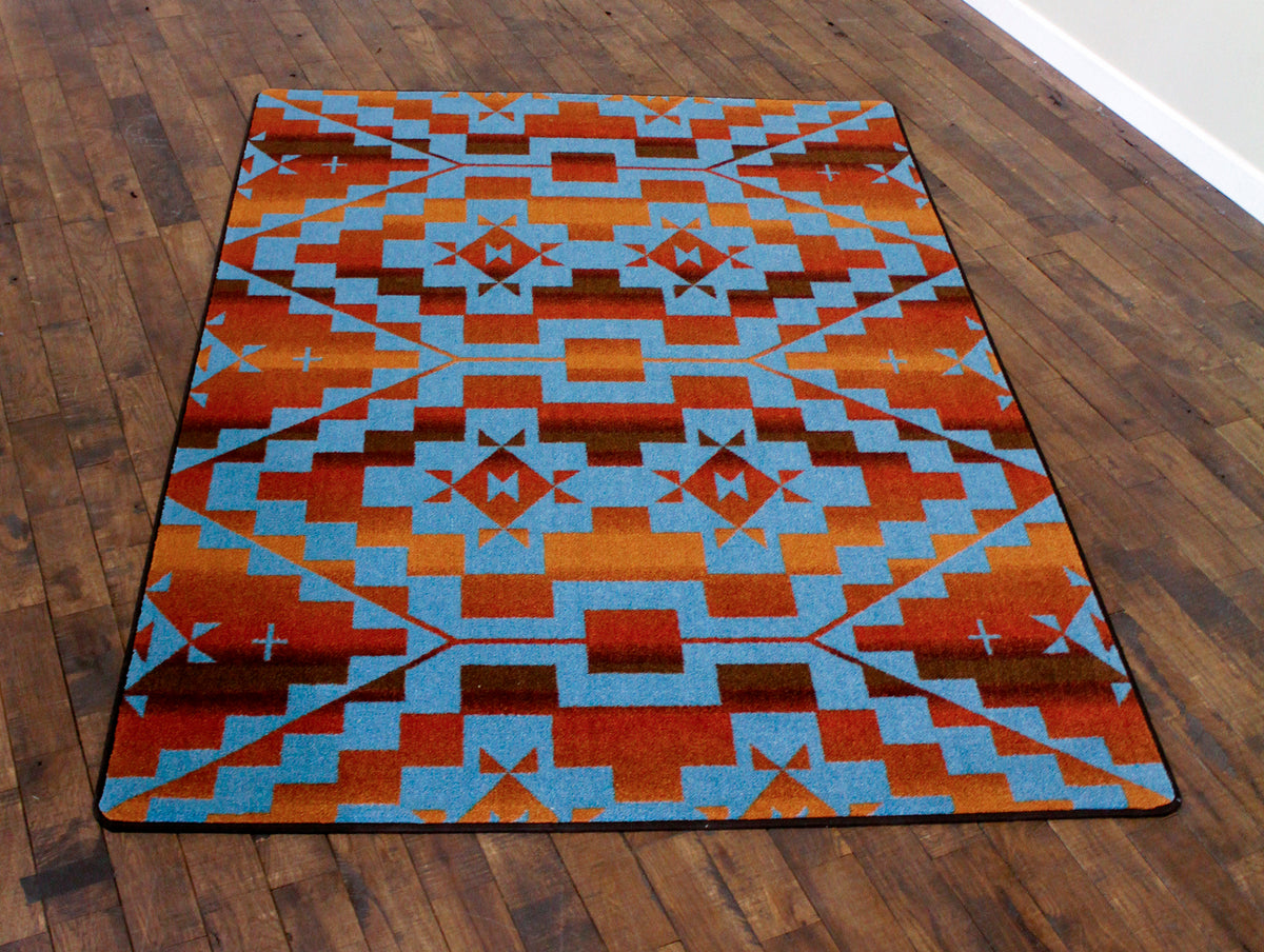 Image of an area rug, Sacred Trail - Red Burst