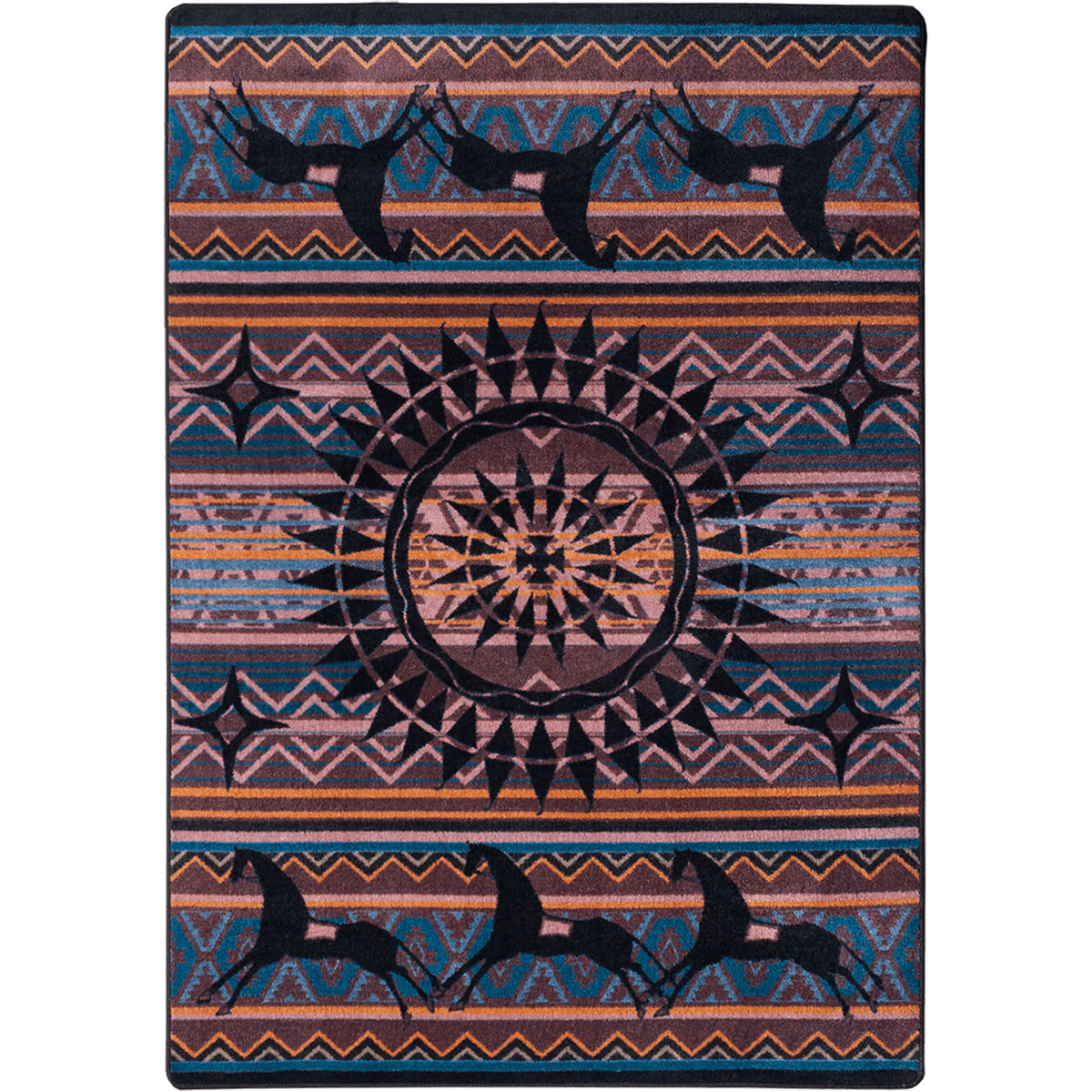 Image of an area rug, Ghost Rider - Plum