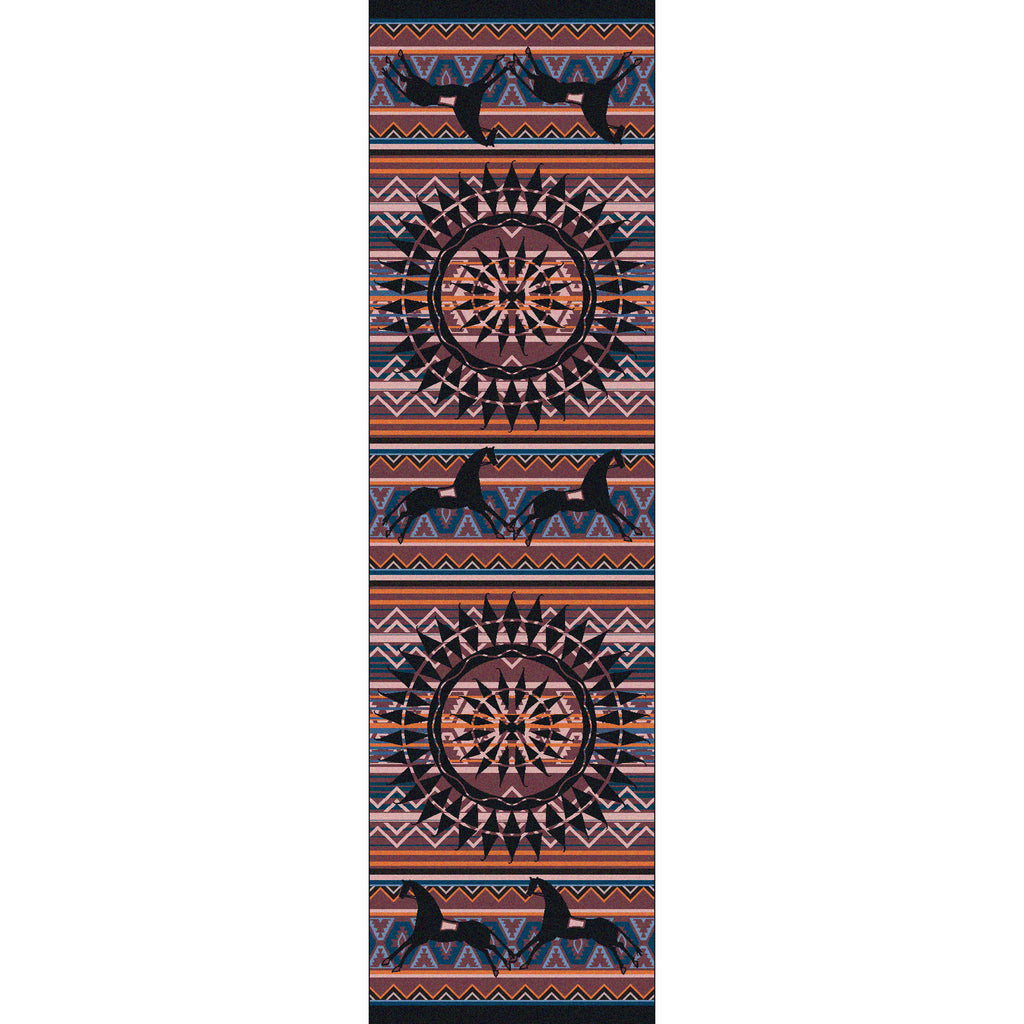 Image of an area rug, Ghost Rider - Plum