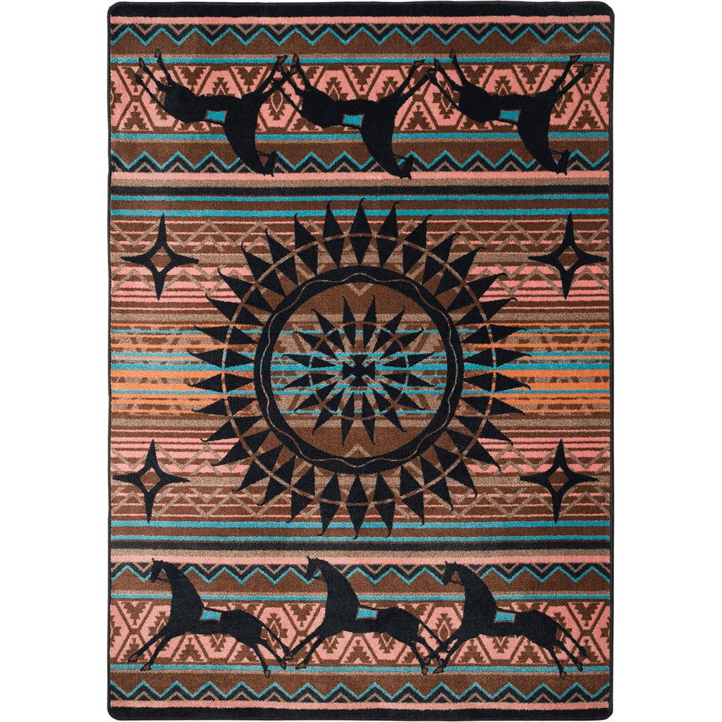 Image of an area rug, Ghost Rider - Turquoise