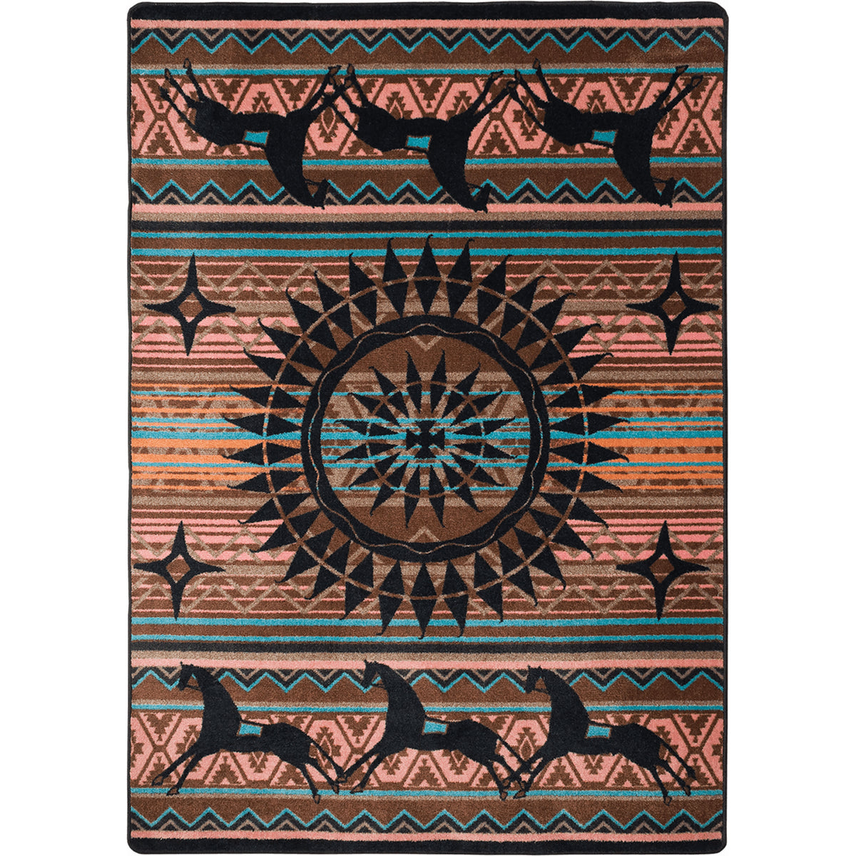 Image of an area rug, Ghost Rider - Turquoise