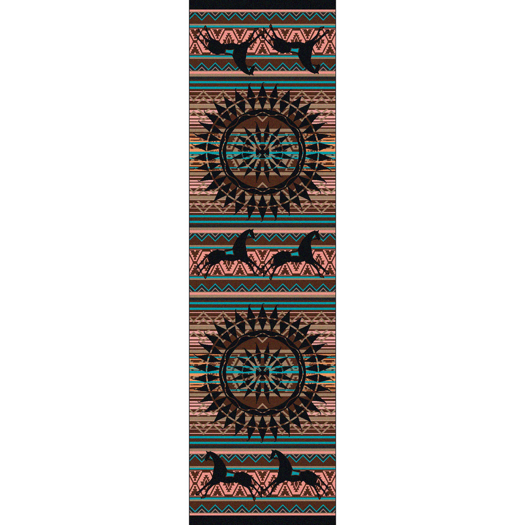 Image of an area rug, Ghost Rider - Turquoise