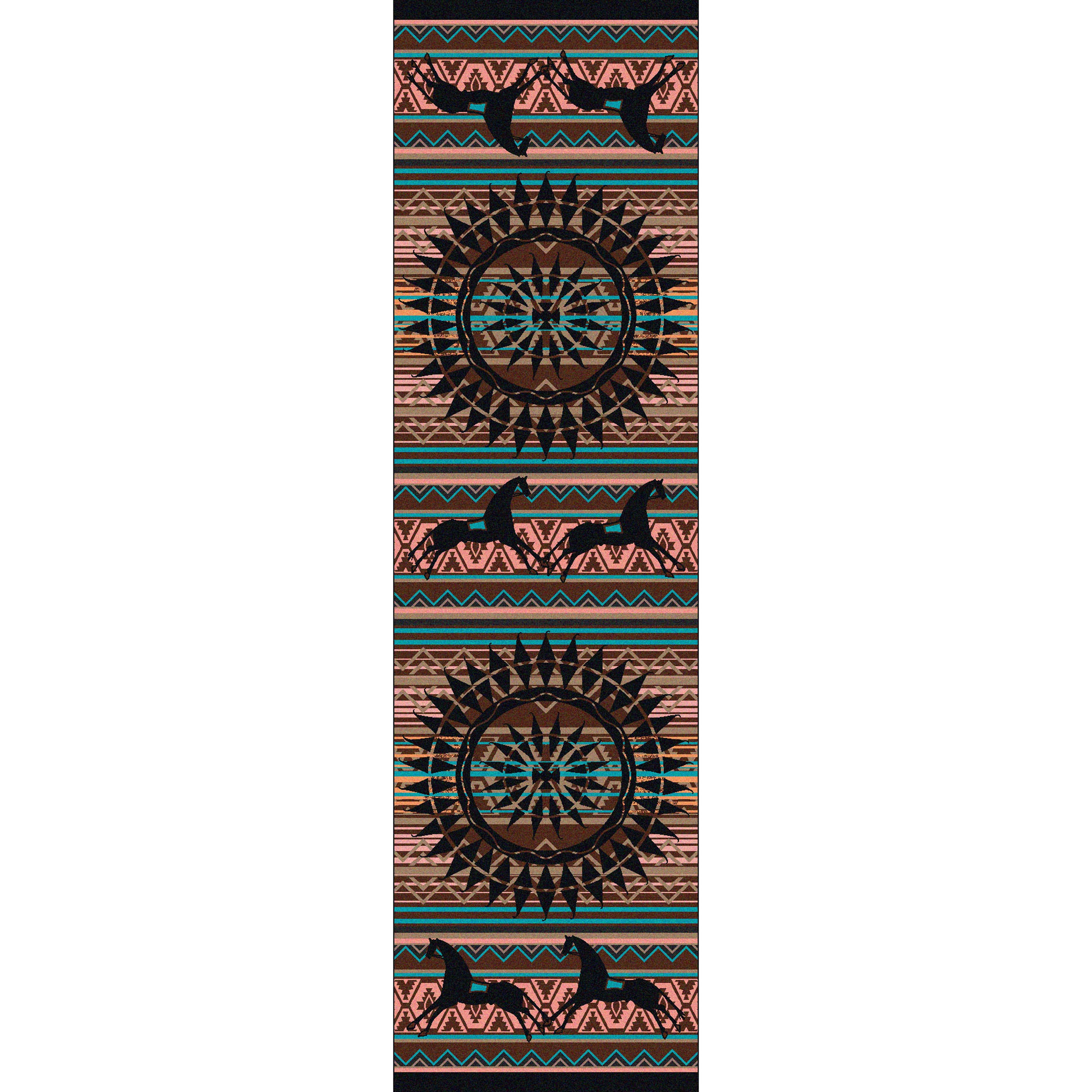 Image of an area rug, Ghost Rider - Turquoise
