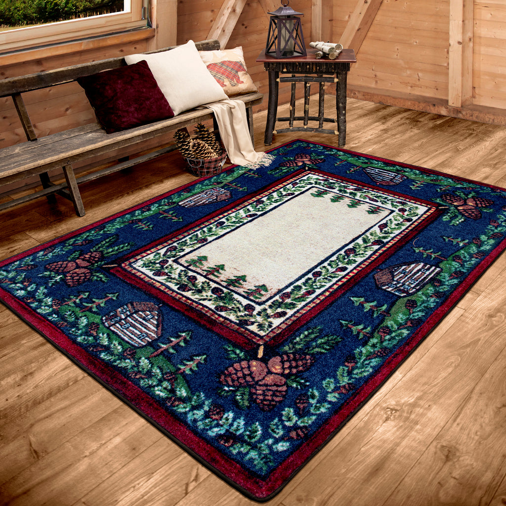 Image of an area rug, Cabin in the Pines - Clearing