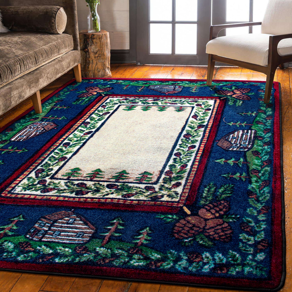 Image of an area rug, Cabin in the Pines - Clearing