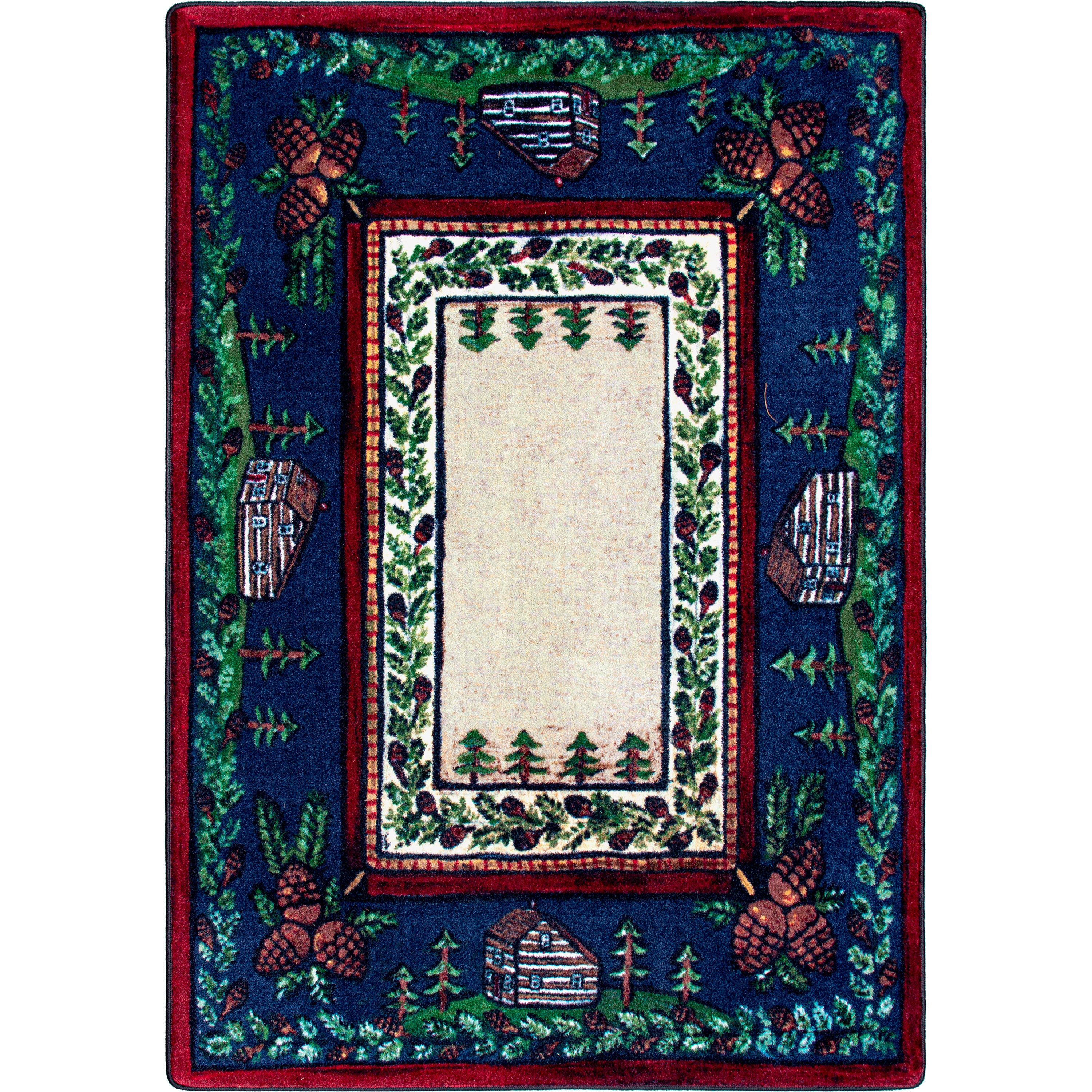 Image of an area rug, Cabin in the Pines - Clearing