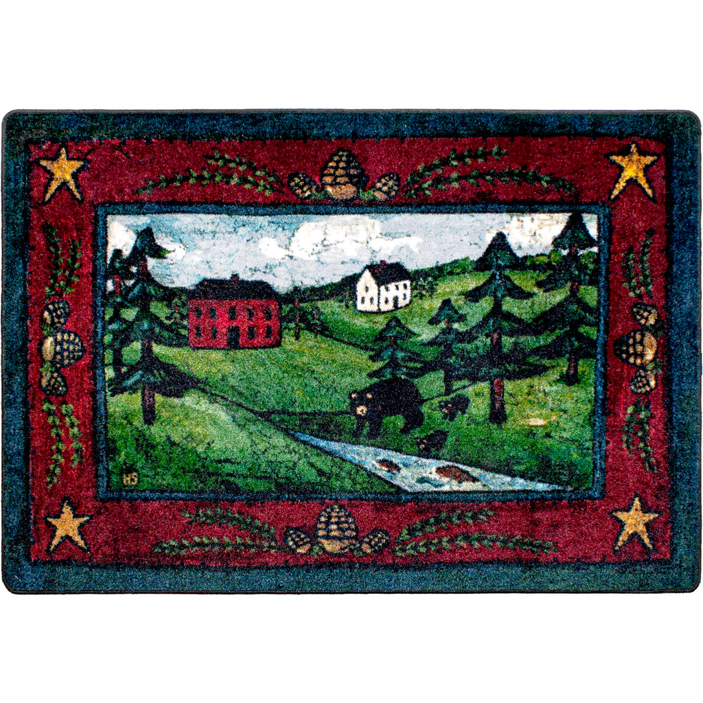 Image of an area rug, Black Bear Creek - Crackle