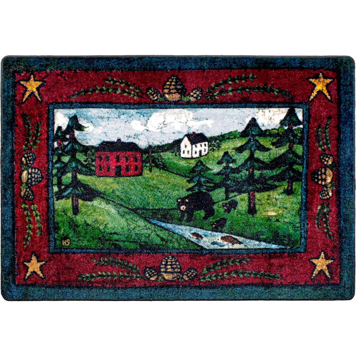 Image of an area rug, Black Bear Creek - Crackle