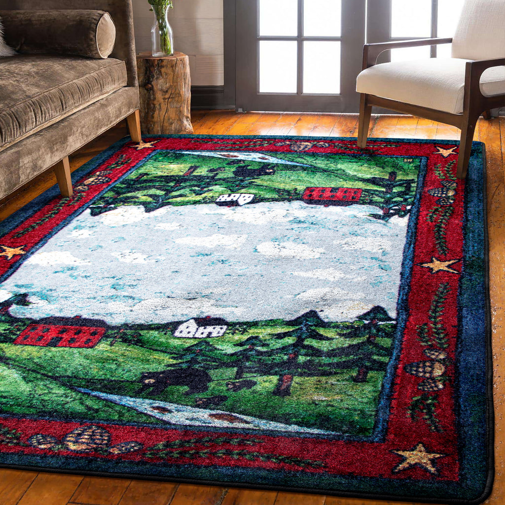 Image of an area rug, Black Bear Creek - Crackle