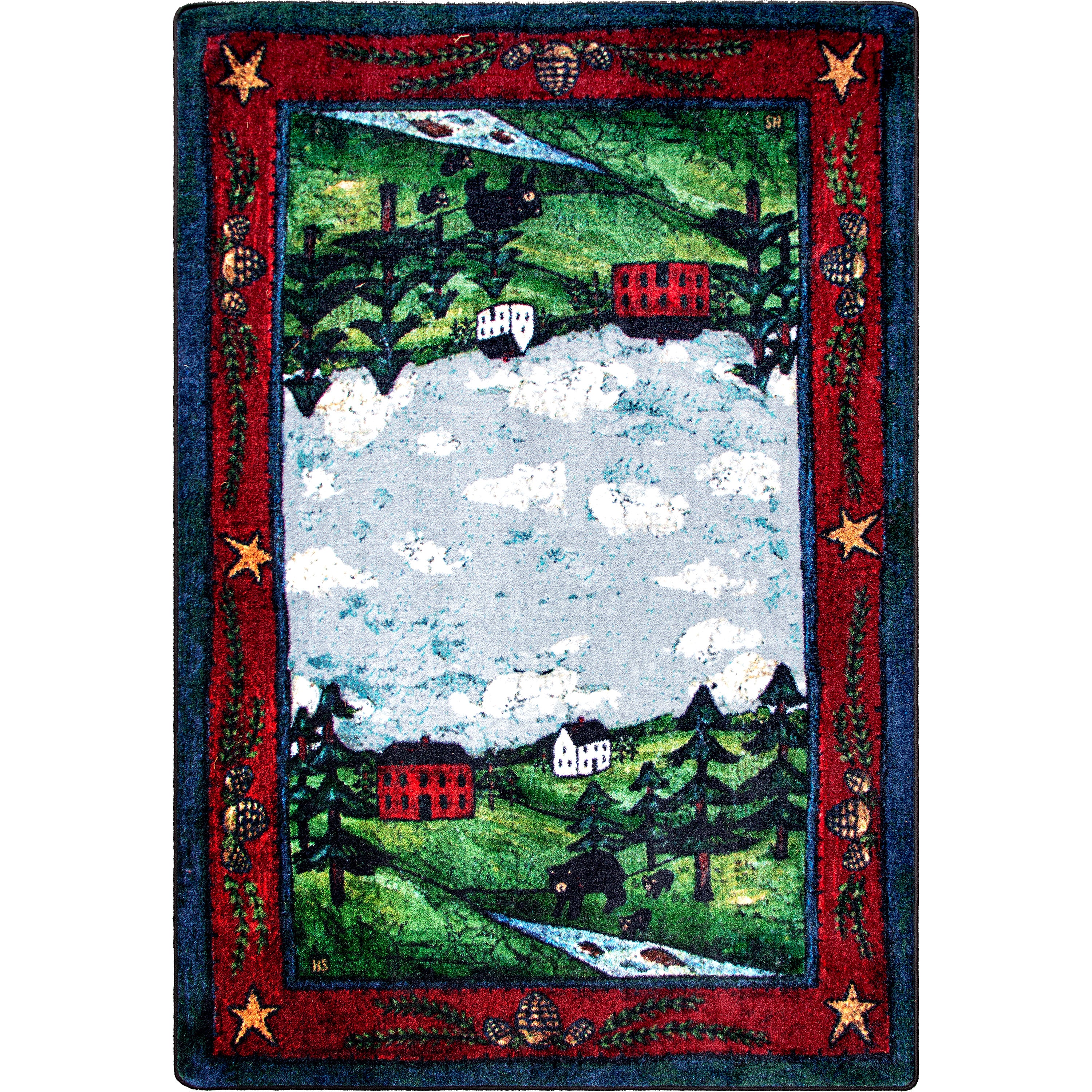 Image of an area rug, Black Bear Creek - Crackle