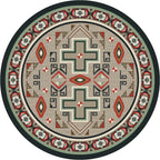 Image of an area rug, Saw Tooth - Raincloud