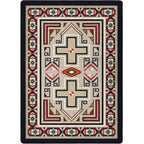 Image of an area rug, Saw Tooth - Raincloud