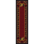 Image of an area rug, Plaid Woodsman - Red