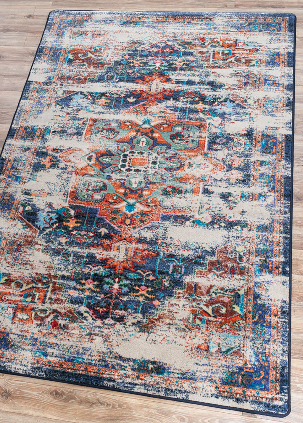 Image of an area rug, Persia - Distressed Wildflower