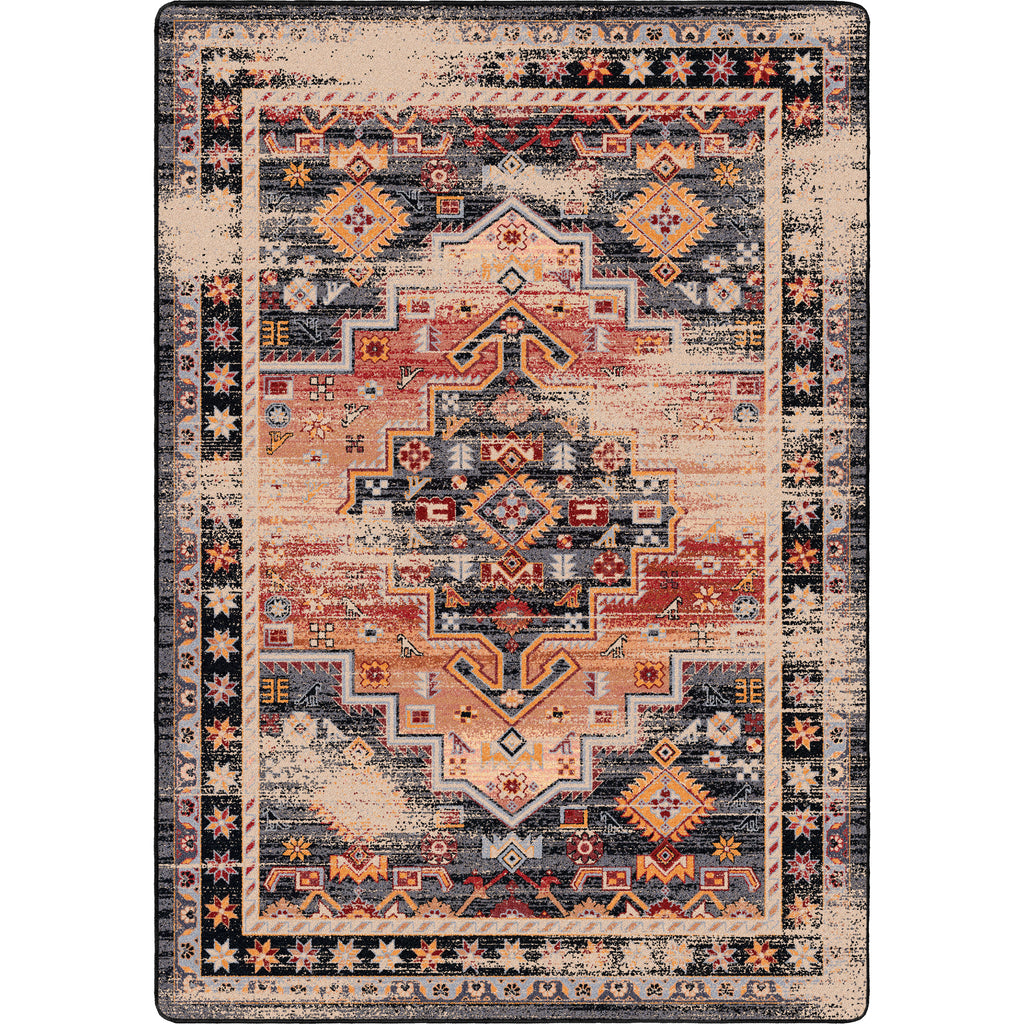 Image of an area rug, Persian Version - Distressed Sunset