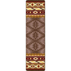 Image of an area rug, Cinnabar - Star