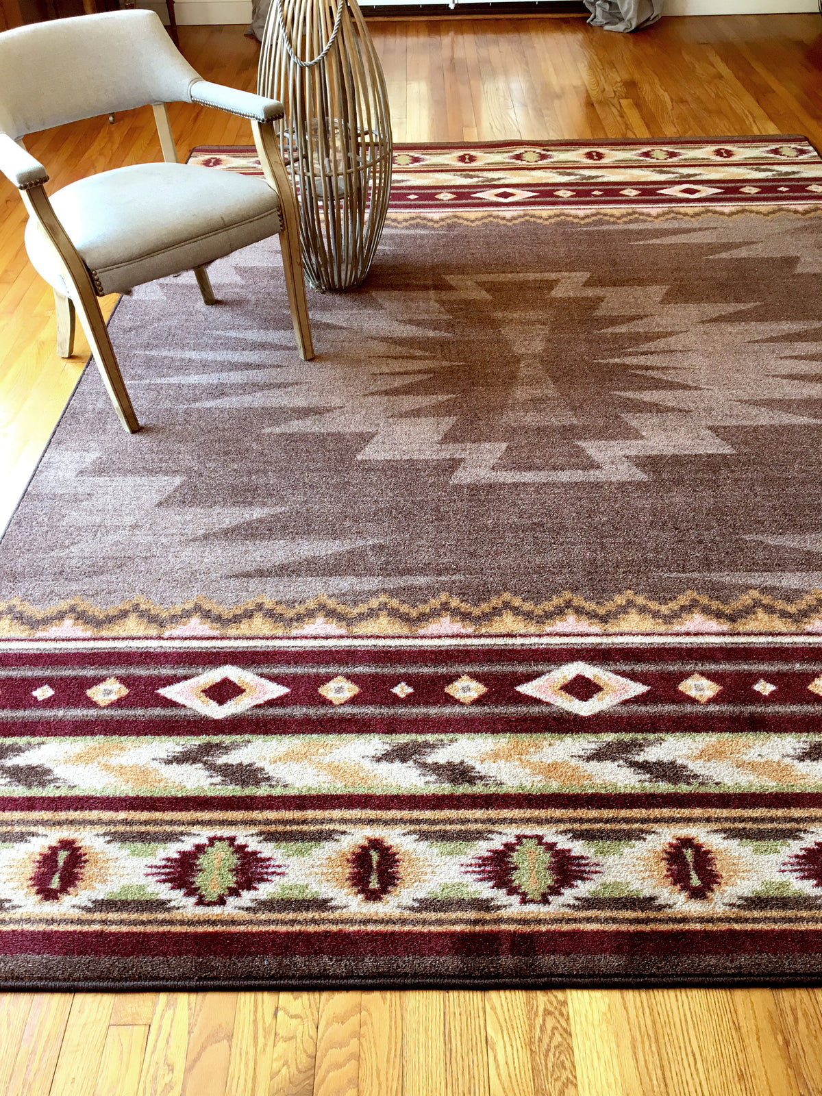 Image of an area rug, Cinnabar - Star