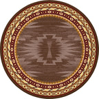 Image of an area rug, Cinnabar - Star