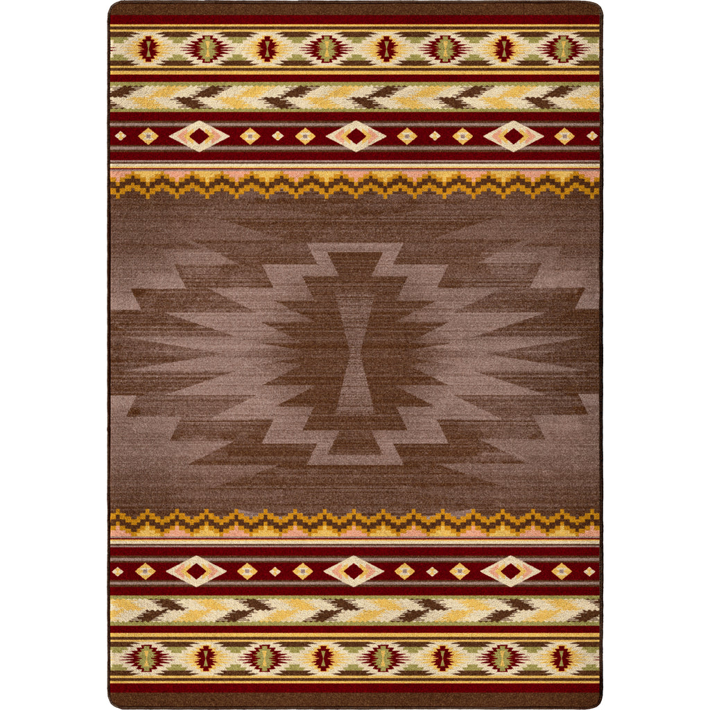 Image of an area rug, Cinnabar - Star