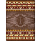 Image of an area rug, Cinnabar - Star