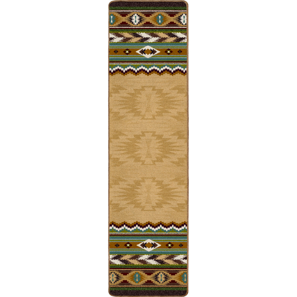 Image of an area rug, Cinnabar - Tan
