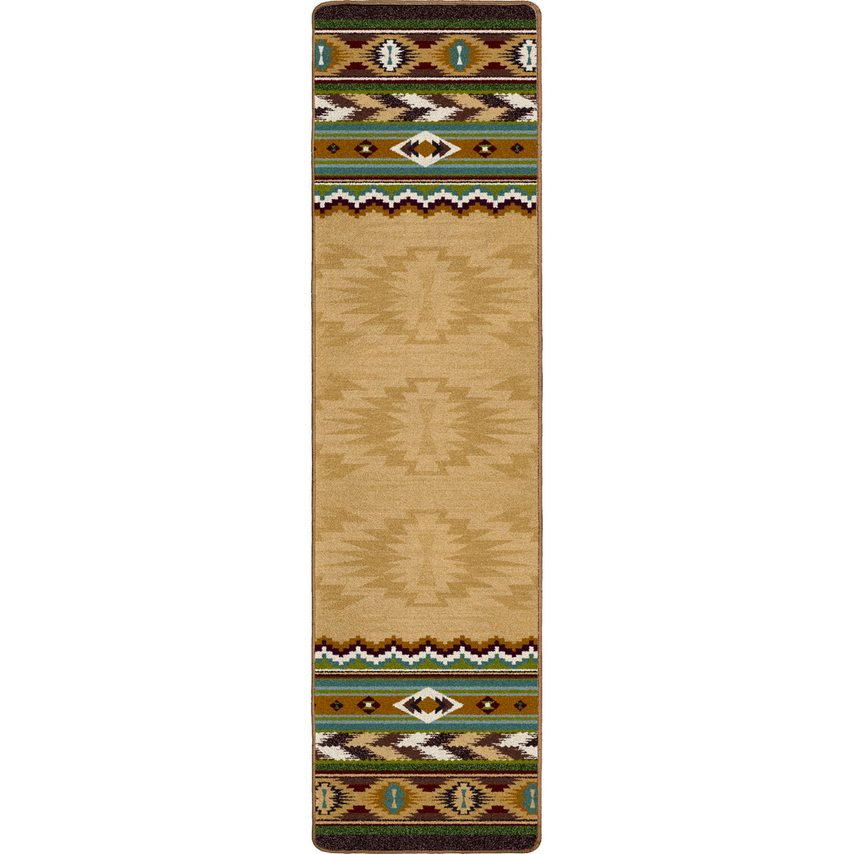 Image of an area rug, Cinnabar - Tan