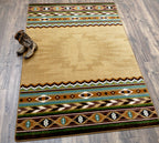 Image of an area rug, Cinnabar - Tan