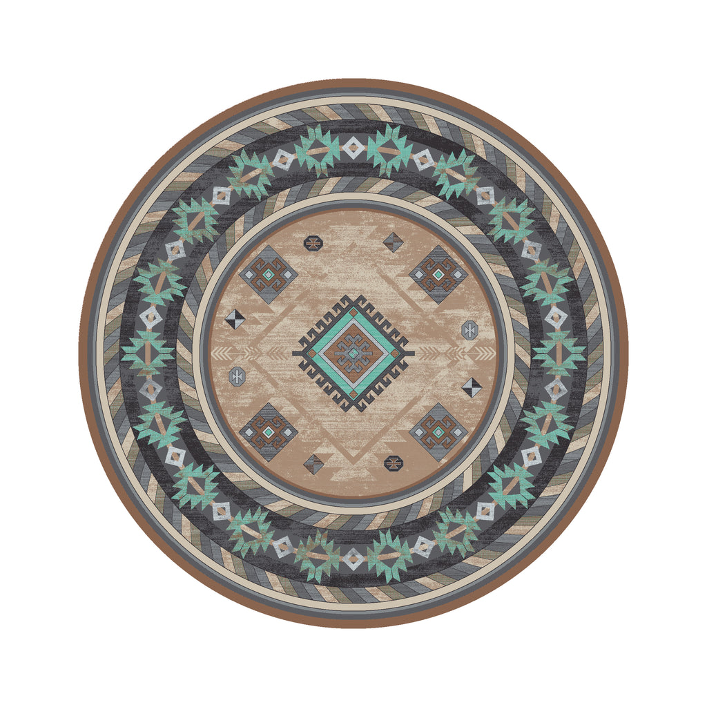 Image of an area rug, Wild Whiskey - Mint