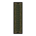 Image of an area rug, Lakeside Bear - Green