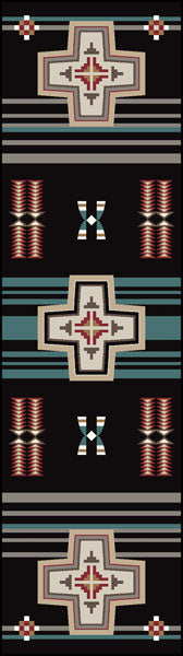 Image of an area rug, Grand River - Black