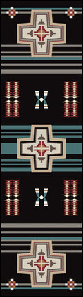 Image of an area rug, Grand River - Black