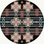 Image of an area rug, Grand River - Black