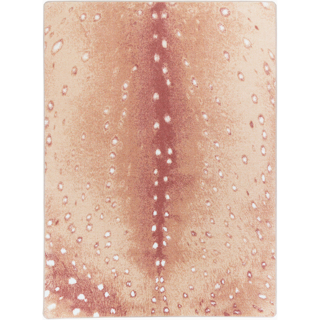 Image of an area rug, Spotted Hide - Blush