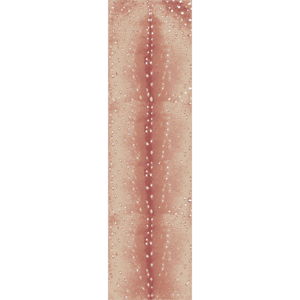 Image of an area rug, Spotted Hide - Blush