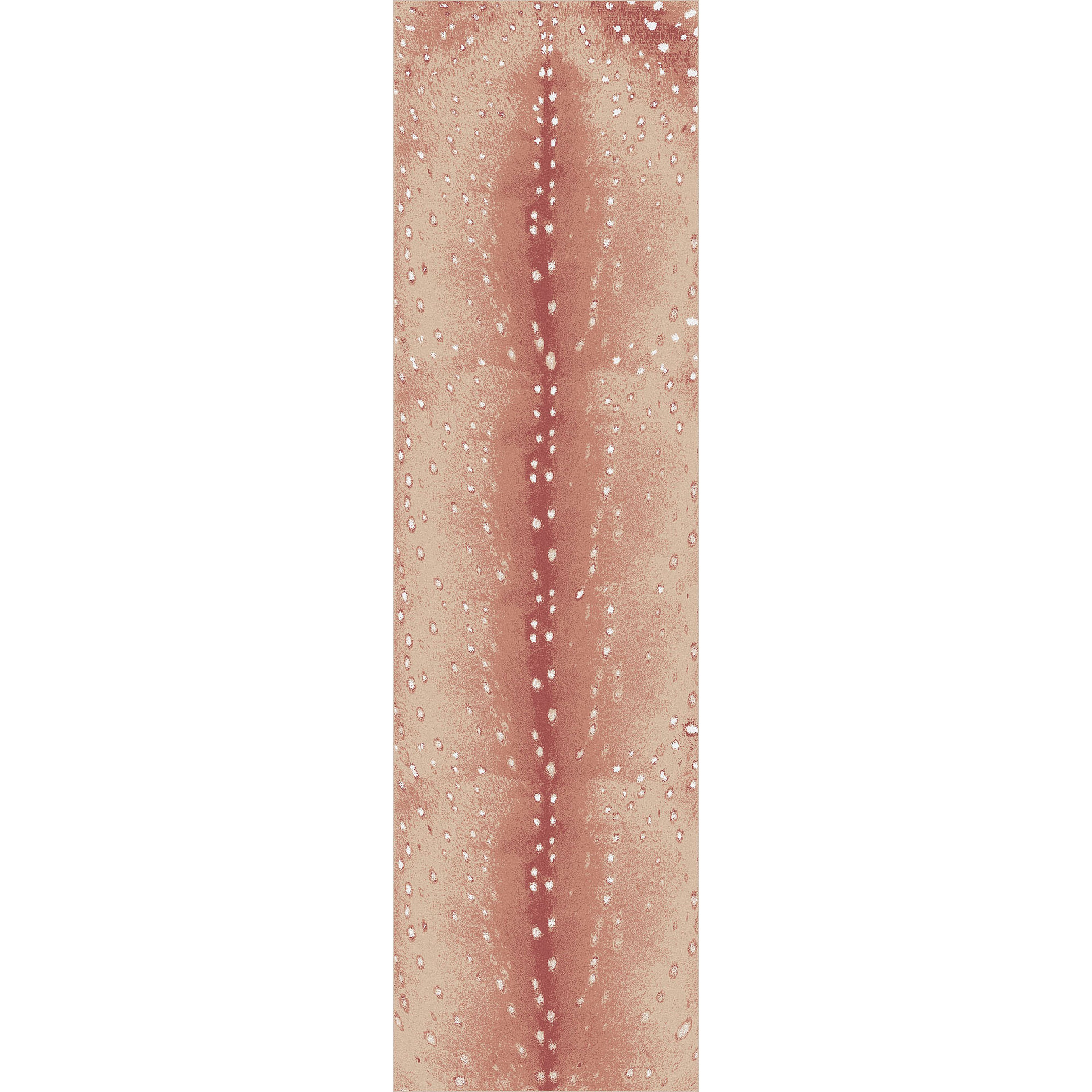 Image of an area rug, Spotted Hide - Blush